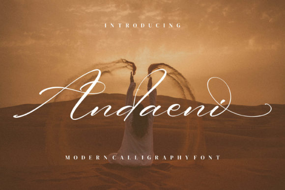 Andaeni: A Premium Script Font for Digital Design Projects
