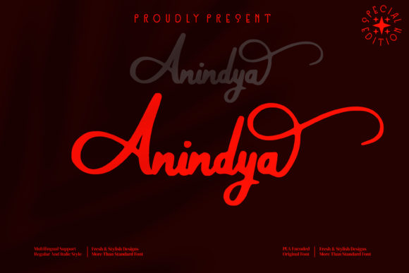 Anindya: A Handwritten Typeface for Makers