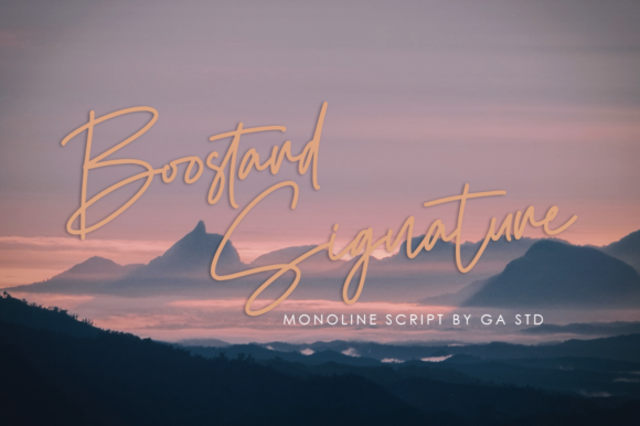 Boostard Signature: A Font That Elevates Branding