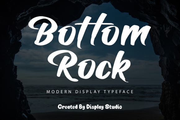 Bottom Rock: A Bold Handwritten Font