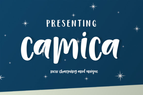 Camica Font: A Handwritten Typeface for Creative Craft Projects