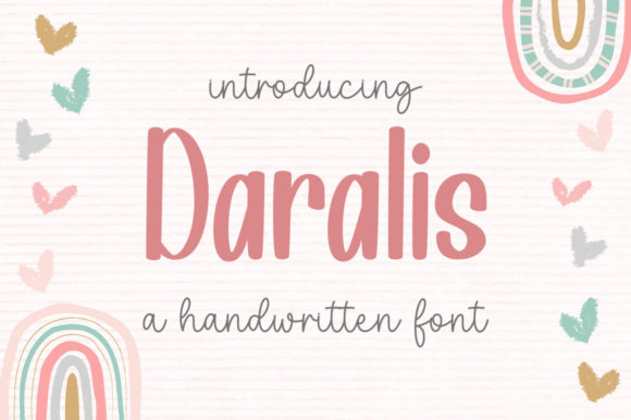 Daralis: Trendy Handwritten Font for Creators