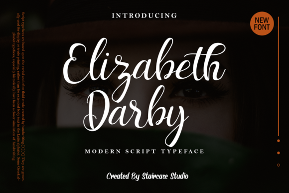 Elizabeth Darby: A Elegant Script Font