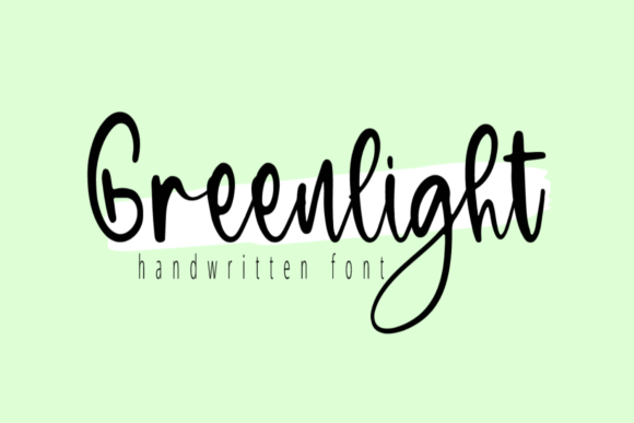 Greenlight Font: A Playful Typeface for Digital Designers