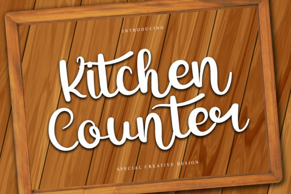 Kitchen Counter: A Premium Handwritten Typeface for Modern Campaigns
