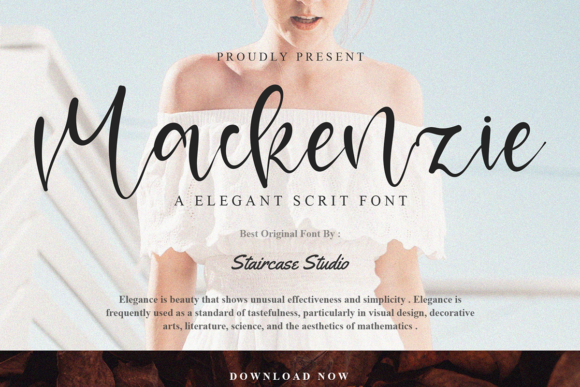 Mackenzie: A Graceful Script Font