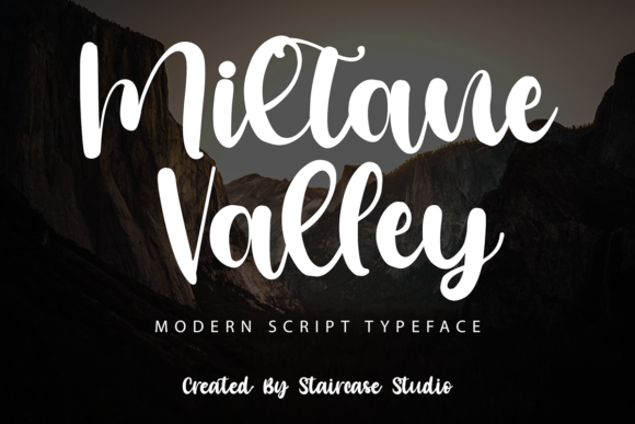 Miltane Valley Font: A Modern Script for Digital Branding
