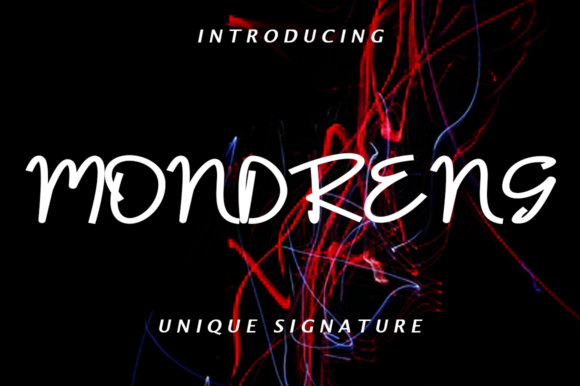 Mondreng Font: A Handwritten Typeface That Elevates Your Creative Crafts