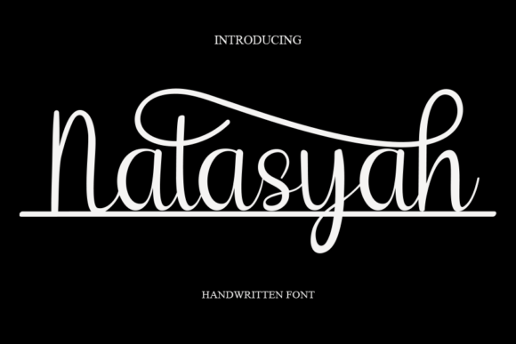 Natasyah: A Romantic Handwritten Font