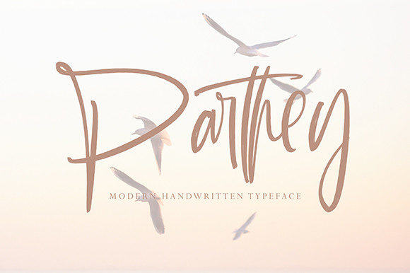 Parthey: A Stylish Handwritten Font for Business