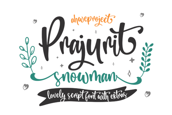 Prajurit Snowman: A Handwritten Font That Elevates Your Brand