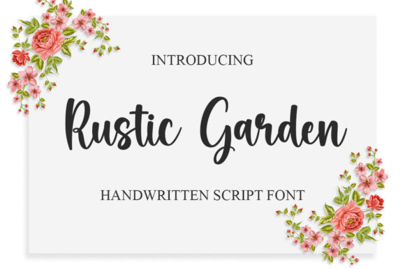 Rustic Garden Font: Crafting Campaigns with a Handwritten Touch