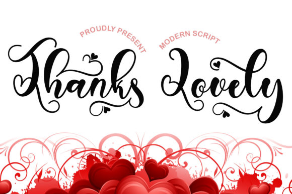 Thanks Lovely: A Festive Script Font