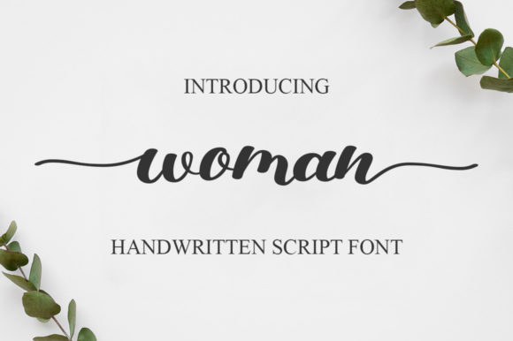 Woman Font: A Stylish Typeface for Modern Marketing