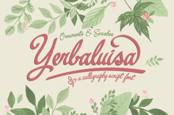 Yerbaluisa Font: A Calligraphic Touch for Digital Design