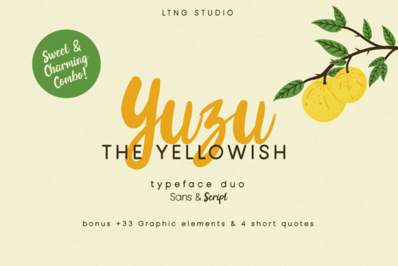 Yuzu the Yellowish Duo: A Font for Creative Campaigns